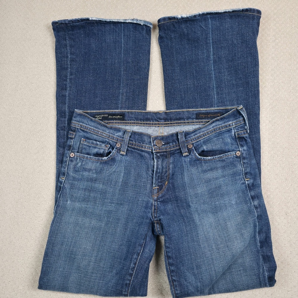 Citizens Of Humanity Jeans Womens 29 INGRID 002 Low Rise Waist Flare Leg Stretch